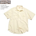 シュガーケーン SUGAR CANE SC37942 ホワイトシャンブレー 半袖ワークシャツ メンズ | ヒノヤ HINOYA アメカジ