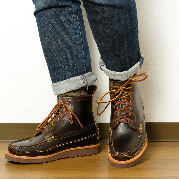 楽天市場】YUKETEN （ユケテン） Maine Guide 6 Eye Boots Wax Brown 