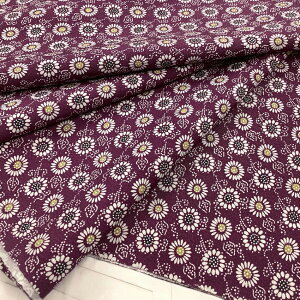 着物のはぎれ 正絹 小菊文 京友禅小紋 反物切り売り 7-3 着物反物