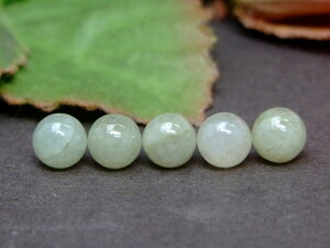 g3-20Z  6mm AAA ミャンマー翡翠 ヒスイ 1粒売り 鑑別済・本物保証 ネコポス送料無料 天然石 パワーストーン