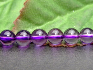 ≪g3-58W≫アメジスト 紫水晶●6mm 5A ●1粒売り●ネコポス送料無料●ブラジル産●天然石●パワーストーン