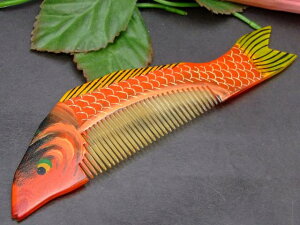 牛角196 かっさプレート 14cm×3.5cm 櫛型 くし 牛角 頭・顔・ボディのリンパマッサージ 美容 マッサージ用 送料無料 天然