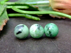 g3-1060N  ルビーインゾイサイト 8mm A 1粒売り ネコポス送料無料 天然石 パワーストーン