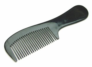 牛角111  かっさプレート 16.5cm×4.8cm 櫛型 くし 牛角 頭・顔・ボディのリンパマッサージ 美容 マッサージ用 送料無料 天然