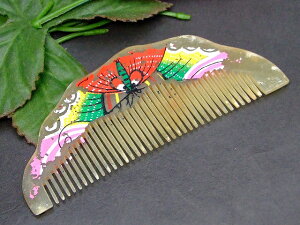 55875 今月の半額 かっさプレート わけあり 1個売り 10.5cm×4cm 櫛型 くし 牛角 頭・顔・ボディのリンパマッサージ 美容 マッサージ用 ネコポス送料無料 天然