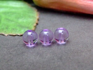 g3-558E  アメジスト 紫水晶 6mm 5A 1粒売り ネコポス送料無料 ブラジル産 天然石 パワーストーン