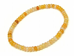 g3-27M  黄翡翠 ヒスイ 黄玉 4mm×2mm ソロバン 算盤 そろばん ブレスレット 内径調整可 送料無料 天然石 パワーストーン