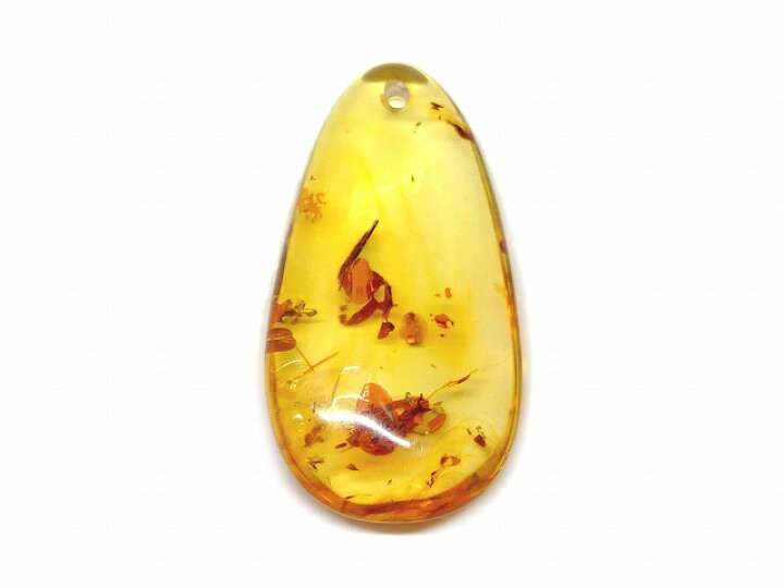 楽天市場】65959 花アンバー 琥珀 33mm×17mm AA 1個売り ルース 裸石 