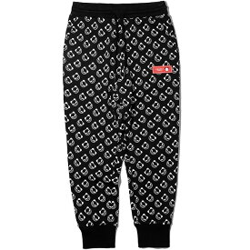 送料無料【ラッピング無料】［メンズ］【公式】ハイパンダ HIPANDA ロゴ オールプリント スウェット パンツ おしゃれ スポーツ カーゴパンツ スウェットパンツ ストレッチ トレーニング ジム 大きいサイズ LL XL XXL 部屋着 春 春服 春物 夏 夏服 夏物 春夏 黒 ブラック