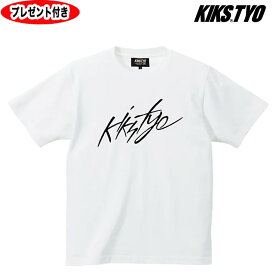kiks tyo tシャツ KIKS TYO キックスティーワイオー FLIGHT LOGO TEE フライトロゴ オーダーメイド缶バッジプレゼント ロゴTシャツ KT2209T ステッカー 半袖