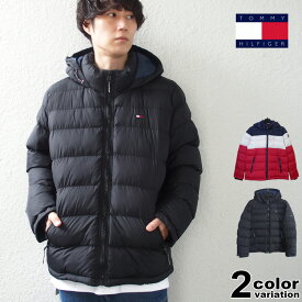 トミーヒルフィガー 中綿ジャケット TOMMY HILFIGER NYLON PERFORMANCE HOODY PUFFER JACKET (tommy ジャケット 中綿ブルゾン アウター メンズ 158AN508) 【あす楽対応】