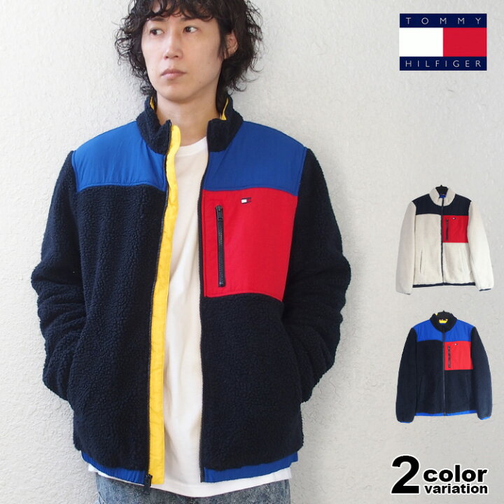 楽天市場】トミーヒルフィガー ボア フリース ジャケット TOMMY 