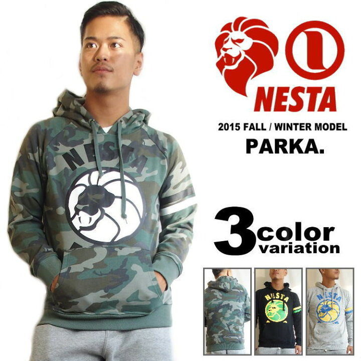 楽天市場】【ネスタ パーカー】 NESTA BRAND ネスタブランド プル 