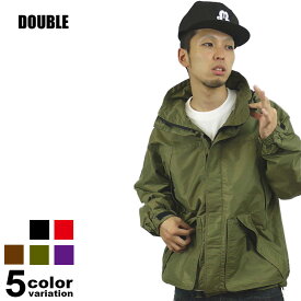 DOUBLE(ダブル)ナイロンアクティブジャケット(5色)【B系/HIPHOP/無地/JKT/ライトアウター】【あす楽対応】
