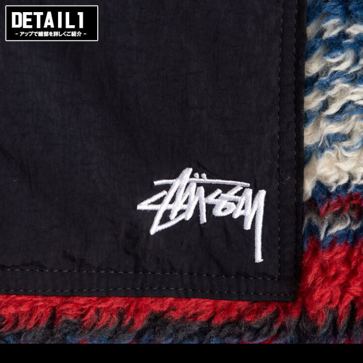 楽天市場】ステューシー STUSSY フリース ベスト Striped Sherpa Vest 