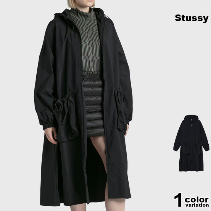楽天市場】ステューシー STUSSY WOMEN ナイロン ジャケット ROOMY LS 