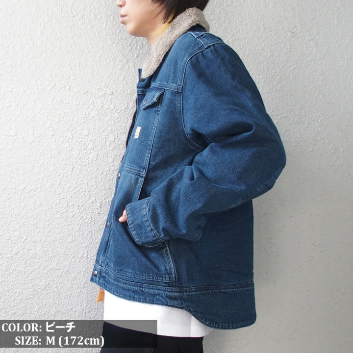 楽天市場】Carhartt カーハート デニムジャケット 裏ボア Gジャン 