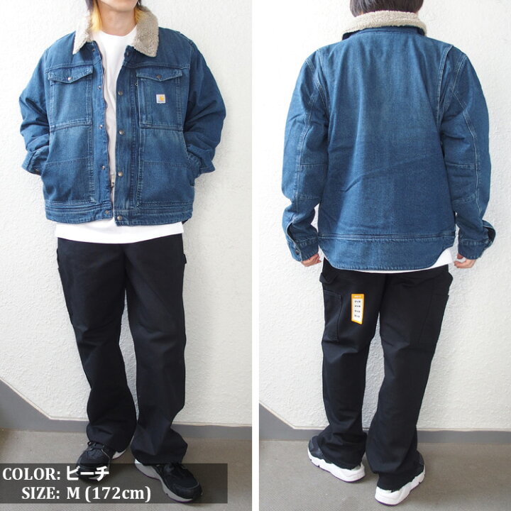 楽天市場】Carhartt カーハート デニムジャケット 裏ボア Gジャン 