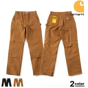 �J�[�n�[�g Carhartt B01 �_�u���j�[ �y�C���^�[�p���c ���[�N�p���c �_�b�N���n ���[�Y�t�B�b�g Firm Duck Double-Front Utility Work Pant �����Y ��� �� 12�I���X �{�g���X ��ƒ� ��ƕ� USA���f�� �����O