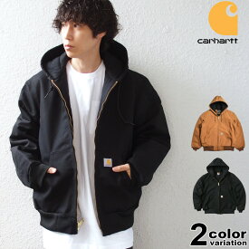 Carhartt カーハート ジャケット アクティブジャケット ルーズフィット 定番 人気 コットン ダックキルティングフード LOOSE FIT FIRM DUCK INSULATED USAモデル [J140] [OJ0140-M]【carhartt ジャケットカーハート アウター メンズ 大きいサイズ 】【あす楽対応】