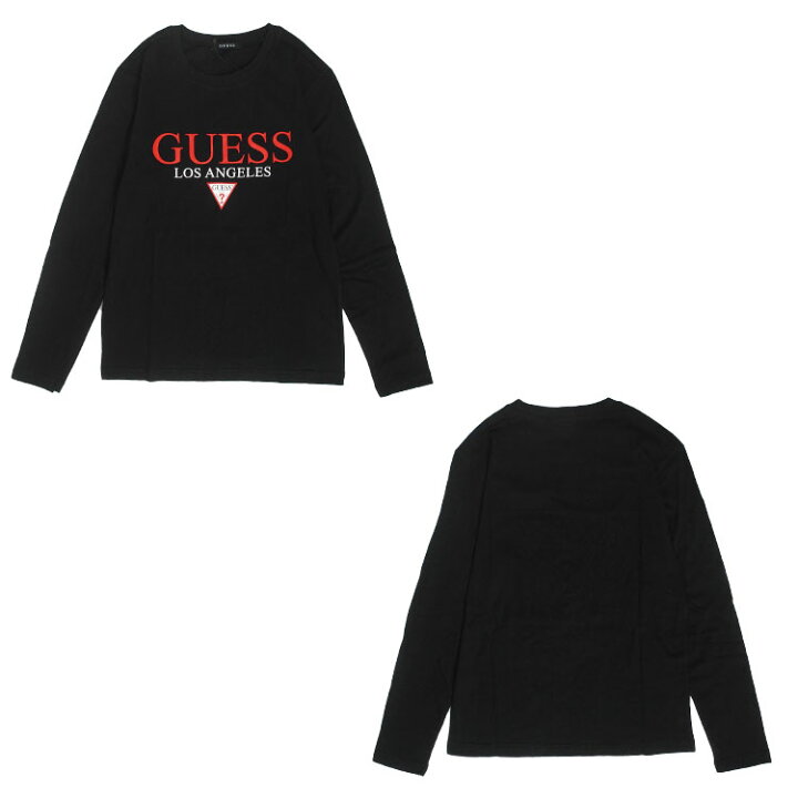 楽天市場】【guess ロンt】 GUESS Guess ゲス トライアングル 長袖 