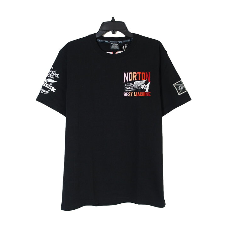 楽天市場】NORTON ノートン Tシャツ 半袖 MAX グラデーション 刺繍 T 