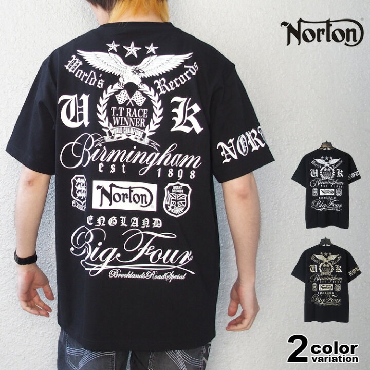 楽天市場】NORTON ノートン Tシャツ 半袖 ワールズレコード Tシャツ 