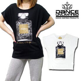 【3枚以上購入で2,552円】フィットネス Tシャツ レディース 速乾 ドライフィット DANCE UNLIMITED (ダンス アンリミテッド) ドルマン Tシャツ [DL-1409] 【ダンス 衣装 ヒップホップ ズンバ ZUMBA ズンバウェア ダンス tシャツ】【メール便対応】