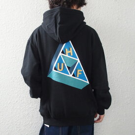 ハフ HUF パーカー プルオーバー スウェット 裏起毛 メンズ BASED TT P/O HOODIE (huf PF00579 ストリート スケート トップス) 【あす楽対応】