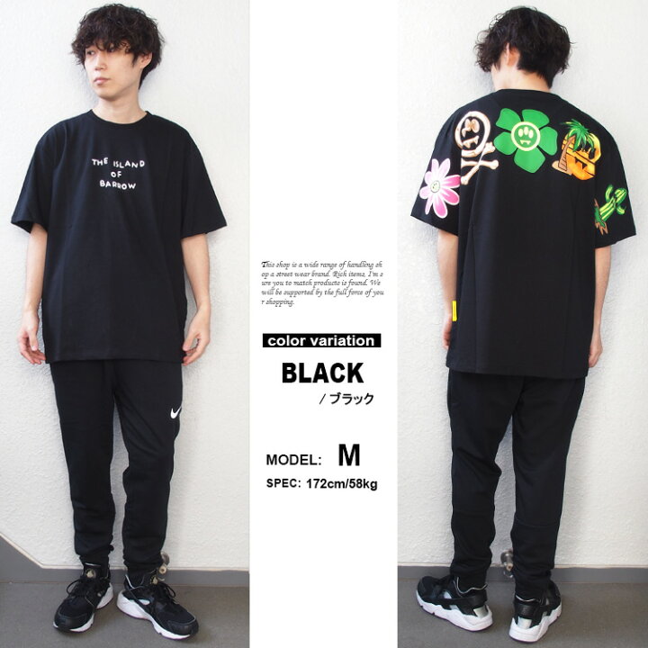 楽天市場】BARROW バロー バロウ Tシャツ 半袖 JERSEY T-SHIRT UNISEX 