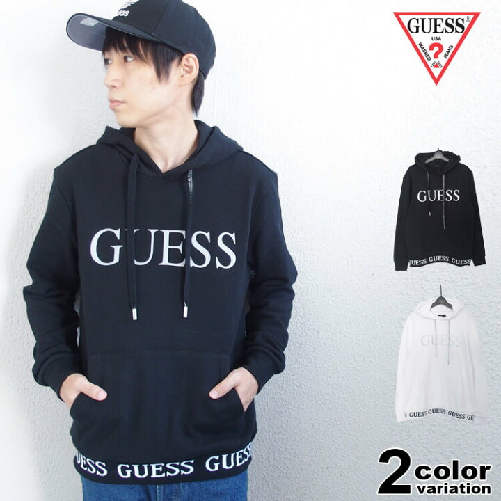 楽天市場】【guess パーカー】 GUESS ゲス パーカー プルオーバー 定番 