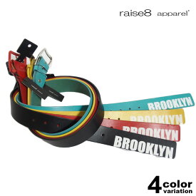 raise8apparel(ライズエイトアパレル)イタリアンレザーベルト(7色)[BROOKLYN]【B系/HIPHOP/アクセ】