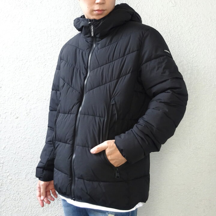 楽天市場】Calvin Klein カルバンクライン 中綿ジャケット ボアフード  