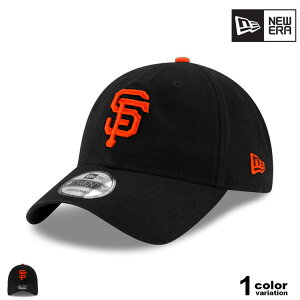 New Era �j���[�G�� �L���b�v �T���t�����V�X�R �W���C�A���c �X�g���b�v�o�b�N �T�C�Y�����\ �A�W���X�^�u�� �L���b�v NEWERA 9TWENTY San Francisco Giants MLB Core Classic Black USA���f�� ���s�A���i ��