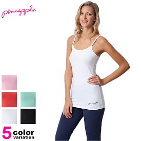 PINEAPPLE パインアップル ズンバウェア フィットネス ウェア レディース トップス SCRIPT STRAPPY VEST [TV0312] 【フィットネス ウェア レディース トップス Tシャツ キャミソール ヨガ ランニング トレーニング】【メール便対応】