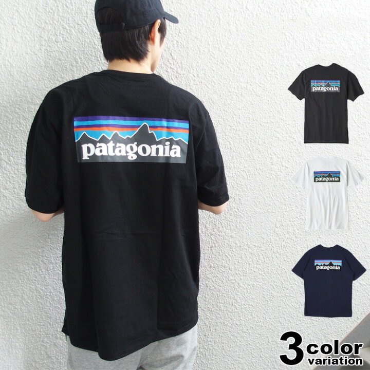 楽天市場 Patagonia パタゴニア Tシャツ 半袖 P 6 ロゴ レスポンシビリティー Tシャツ Euライン メンズ レディース Patagonia Tシャツ ロゴ アウトドア 大きいサイズ あす楽対応 メール便対応 Hip Hop Dope