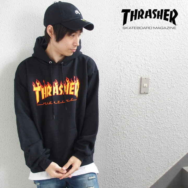楽天市場】スラッシャー THRASHER パーカー プルオーバー スウェット 