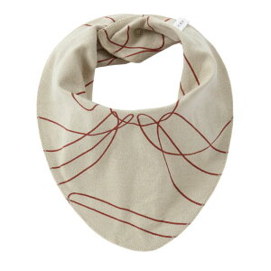 Organic Baby Bib [ Ripple/Ember ] / SUSUKOSHI