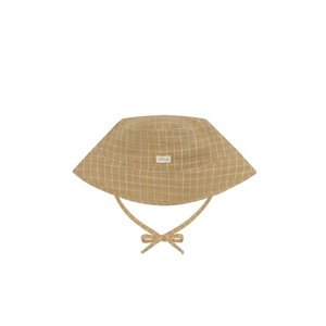 ySALEzyz yKizGrid Check Wheat Bucket Sun Hat / Organic Zoo