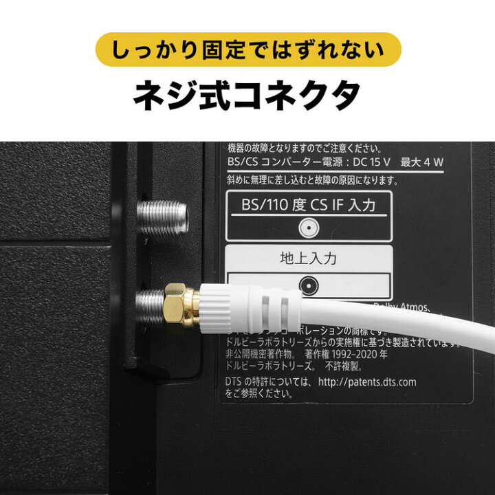 保証 ホーリック アンテナケーブル S 5c Fb同軸 15m ホワイト L字差込式 ネジ式コネクタ Ac150 599wh Rutanternate Kemenkumham Go Id