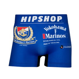 【Jリーグコラボ】 Jリーグ パンツ HIPSHOP ヒップショップ YOKOHAMA F MARINOS 横浜F・マリノス アンダーパンツ メンズ ボクサーパンツ かっこいい ギフト シームレスパンツ