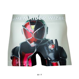 【仮面ライダーコラボ】 仮面ライダーウィザード パンツ HIPSHOP ヒップショップ 仮面ライダー 平成 仮面ライダーウィザード アンダーパンツ メンズ ボクサーパンツ かっこいい ギフト シームレスパンツ