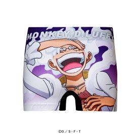 【ONE PIECE】 モンキー・D・ルフィ ギア5 パンツ HIPSHOP ヒップショップ ワンピース MONKEY.D.LUFFY GEAR5 アンダーパンツ キッズ ボクサーパンツ コラボ ギフト シームレスパンツ
