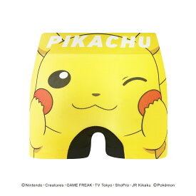 【ポケモン】 ピカチュウ パンツ HIPSHOP ヒップショップ ポケモン POKEMON アンダーパンツキッズ ボクサーパンツ かっこいい ギフト シームレスパンツ ポケットモンスター