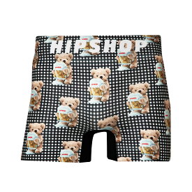 【3980円以上送料無料】 ポップ ビールくま ボクサーパンツ HIPSHOP ヒップショップ アンダーパンツ メンズ/レディースユニセックス パンツ かっこいい ギフト シームレスパンツ