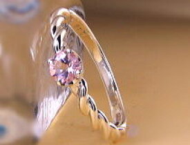 送料無料（郵送）”キュートでレトロな螺旋模様” 4mmモルガナイト