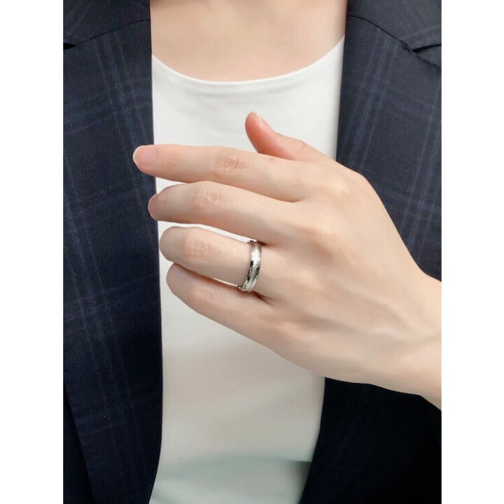 楽天市場 結婚指輪 チタン 安い プラチナ コンビ ダイヤモンド ペアリング マリッジリング チタン シンプル 太め 人気 ブランド 刻印無料 ストレート メンズ レディース 指輪 リング プレゼント 記念日 Giv ギヴ 楽天市場店