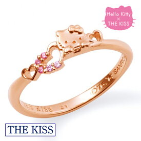 【複数購入で最大P10倍】 ハローキティ 指輪 リング Hello Kitty リング シルバー レディース 女性 THE KISS ザキッス ザキス コラボ リング KITTY-22CB アクセサリー ジュエリー かわいい おしゃれ 人気 ブランド