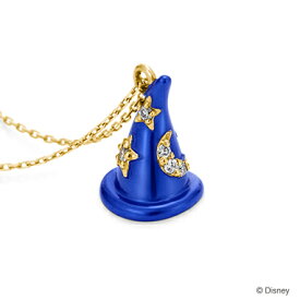 ディズニー ミッキー ファンタジア グッズ ネックレス ファンタジア 帽子 ダイヤモンド K18YG イエローゴールド ケイウノ 正規品 送料無料
