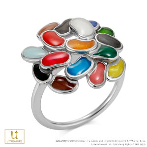 �n���[�E�|�b�^�[ �O�b�Y �����O �w�� �n���[�E�|�b�^�[ �S���r�[���Y Bertie Bott's Every-Flavor Beans Ring �V���o�[ ���f�B�[�X ���� �A�N�Z�T���[ �W���G���[ �L�����N�^�[�A�N�Z�T���[ �l�C �u��
